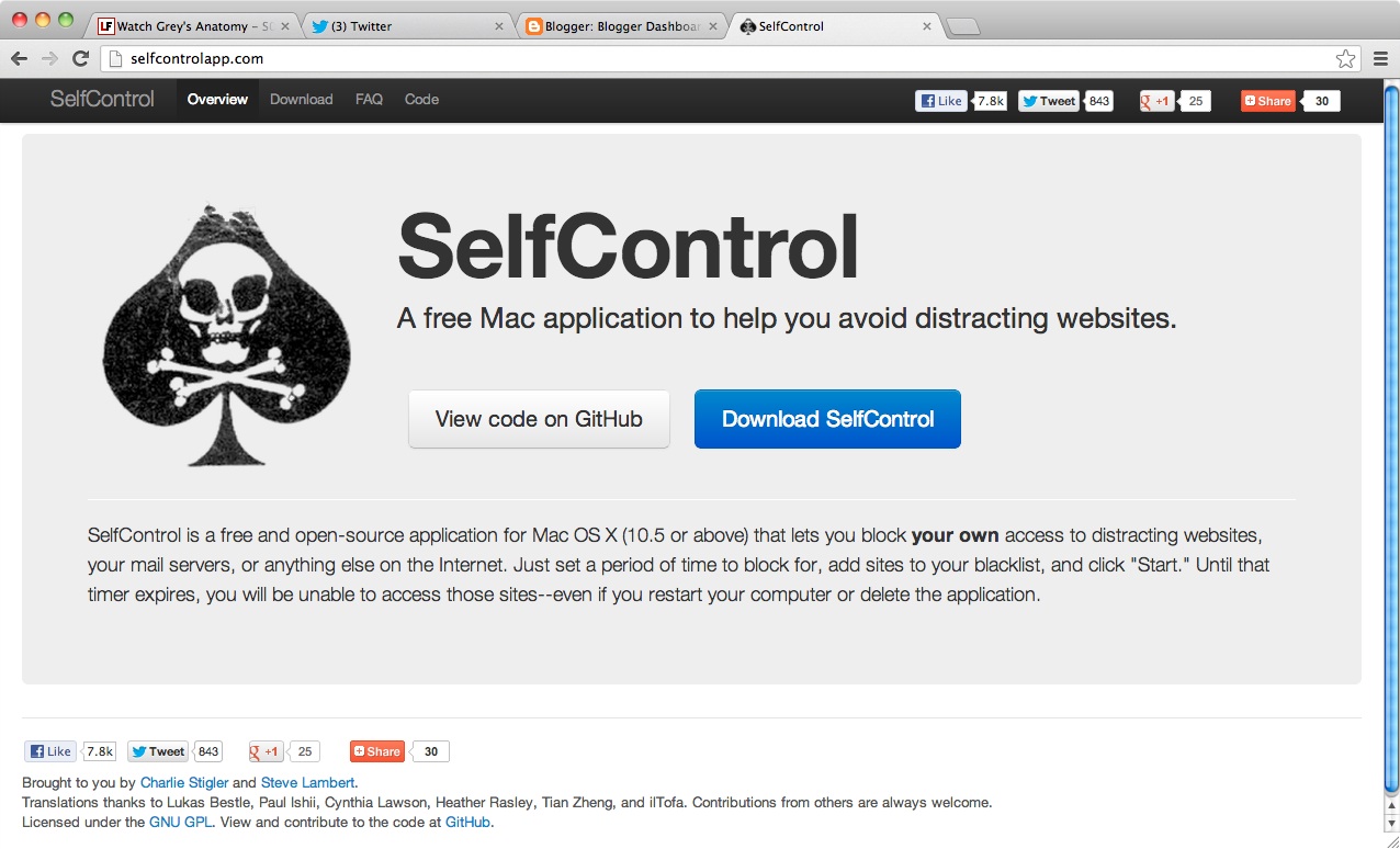 self control app for mac